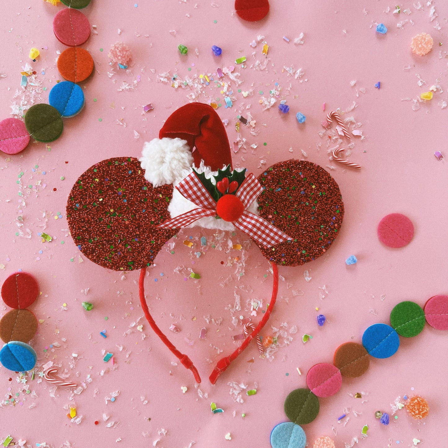 Santa Hat Funfetti Red