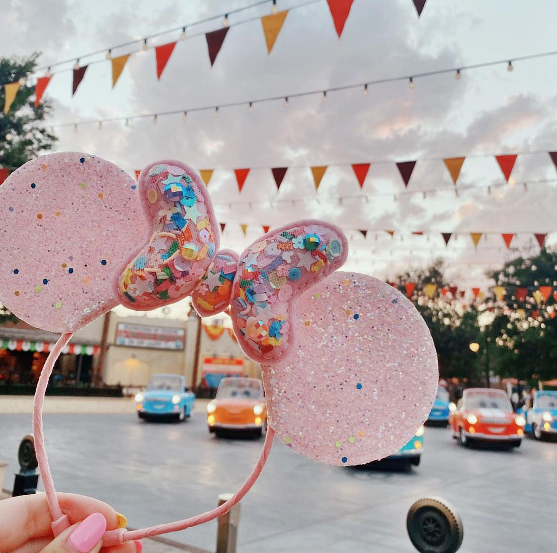 CONFETTI PINK MOUSE EARS