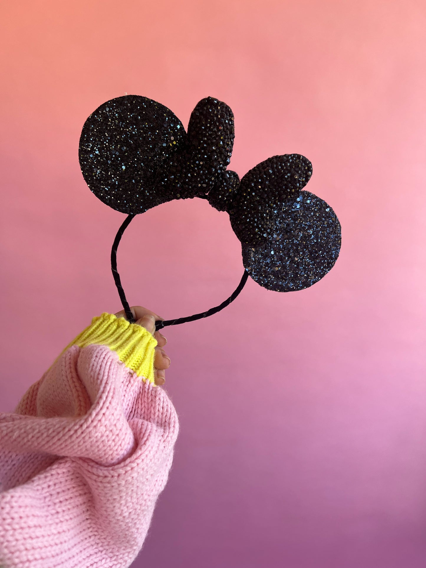 Jet Black Mouse Ears
