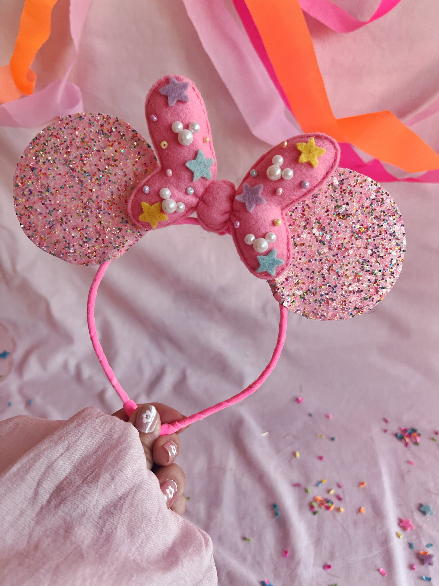 Barbie Birthday Puff Bow Mouse Ears