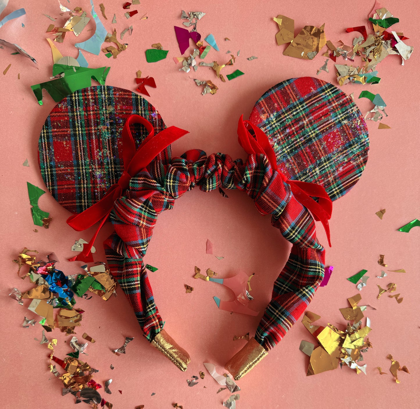 Gift Plaid Mouse Ears