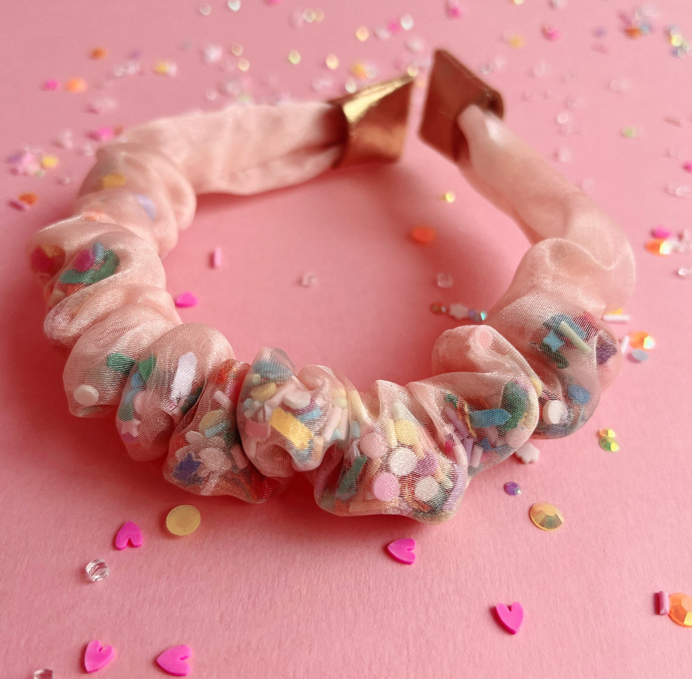 Organza Confetti Scrunchies