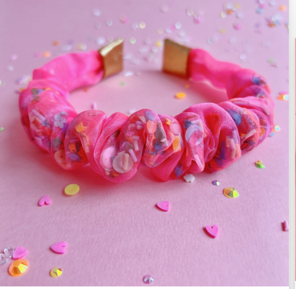 Organza Confetti Scrunchies