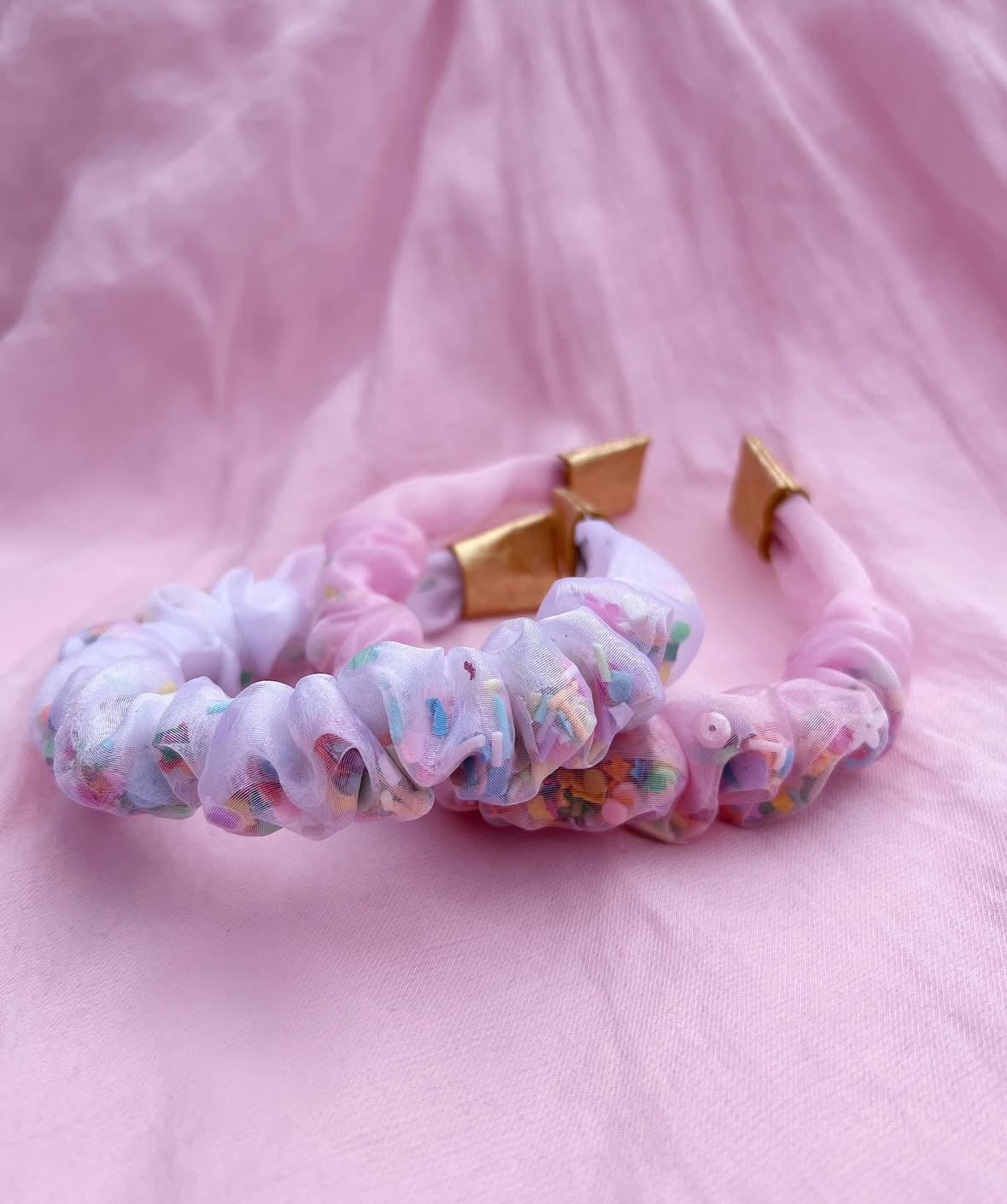 Organza Confetti Scrunchies