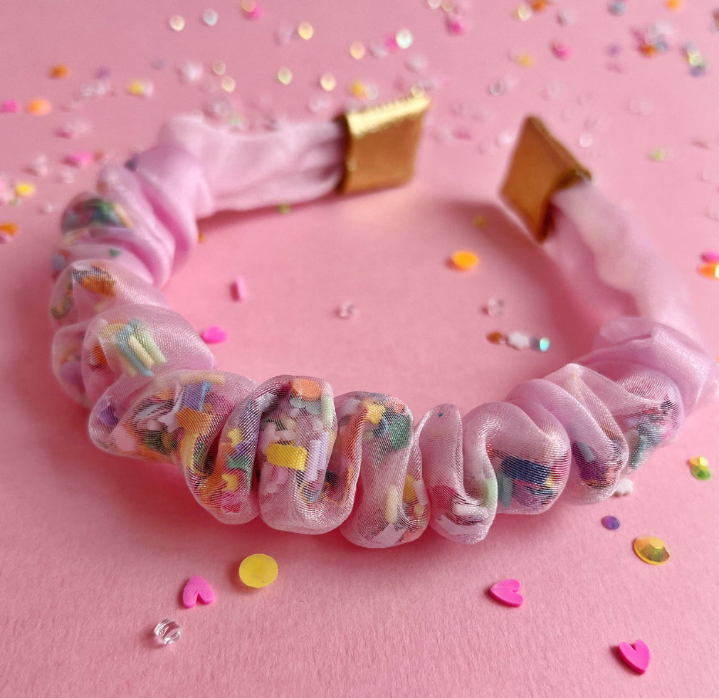 Organza Confetti Scrunchies